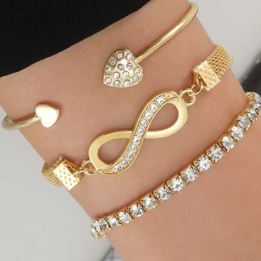 Set de Pulseras Eternas – Brilla con Elegancia Infinita